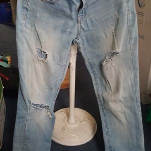 American Eagle Purposefully Distressed Jeans